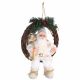 BABBO NATALE SU GHIRL. BIANCO/ORO 634334